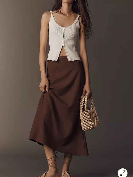 Maeve Dresses & Skirts - NWT Brown Maeve Knit Trumpet Skirt